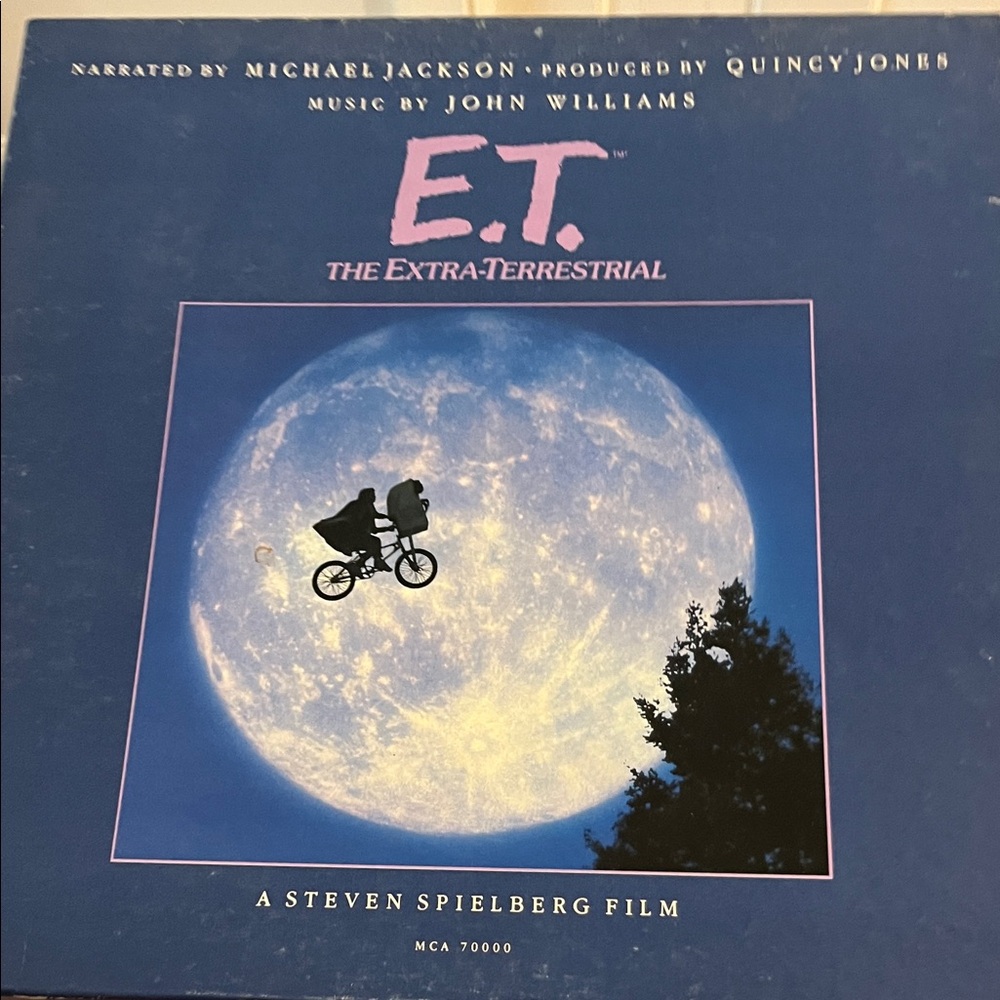 E.T. The Extra-Terrestrial Soundtrack - Blue Cover